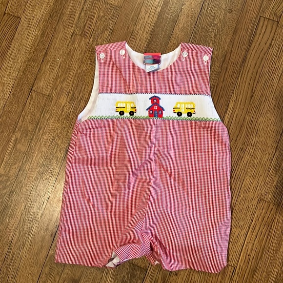Southern Tots red smocked outfit 18 months - Picture 1 of 3